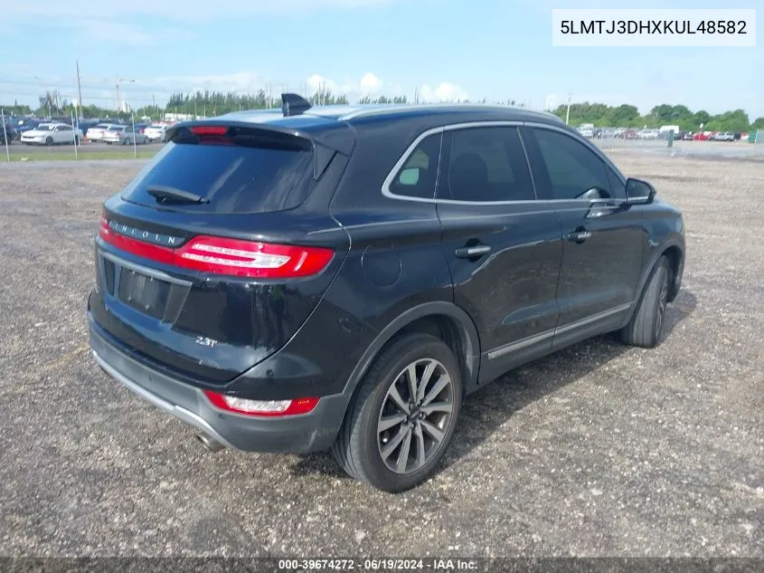 5LMTJ3DHXKUL48582 2019 Lincoln Mkc Reserve