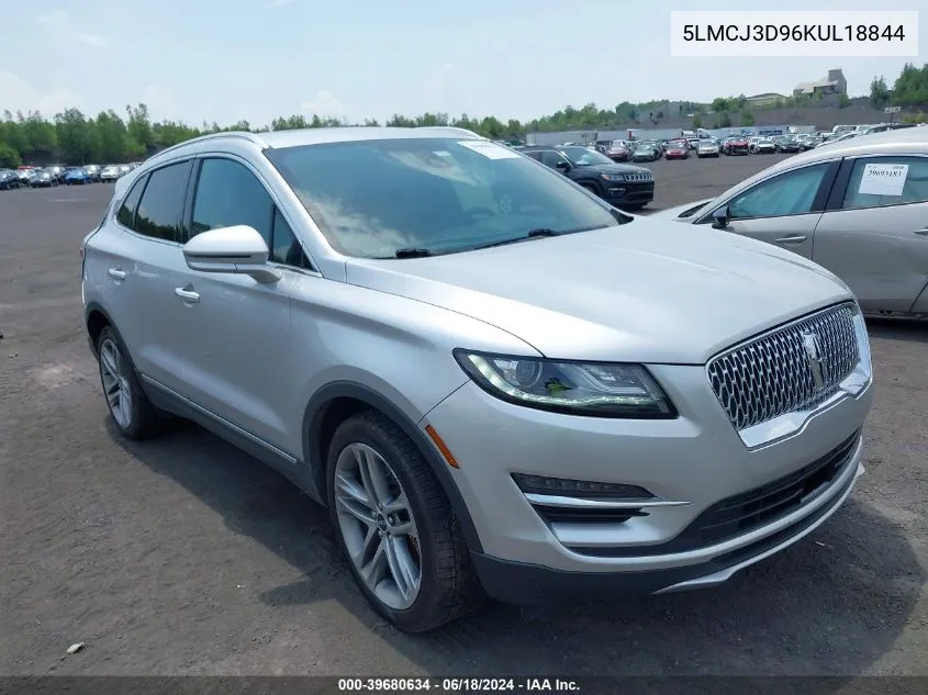 5LMCJ3D96KUL18844 2019 Lincoln Mkc Reserve