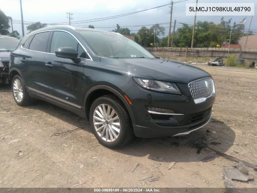 5LMCJ1C98KUL48790 2019 Lincoln Mkc Standard