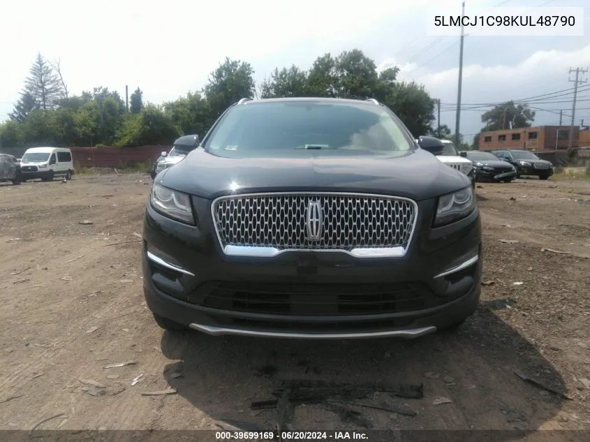 2019 Lincoln Mkc Standard VIN: 5LMCJ1C98KUL48790 Lot: 39699169