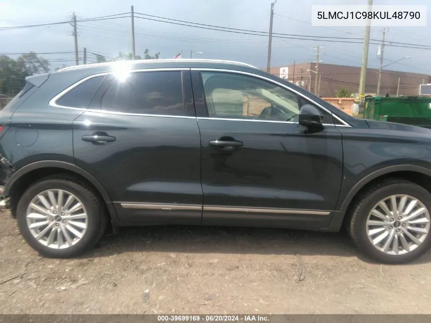 2019 Lincoln Mkc Standard VIN: 5LMCJ1C98KUL48790 Lot: 39699169