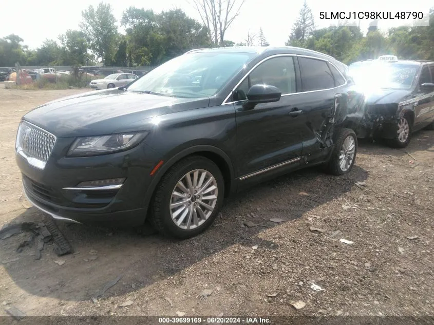 2019 Lincoln Mkc Standard VIN: 5LMCJ1C98KUL48790 Lot: 39699169