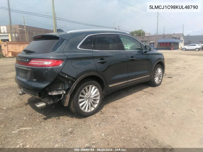 5LMCJ1C98KUL48790 2019 Lincoln Mkc Standard