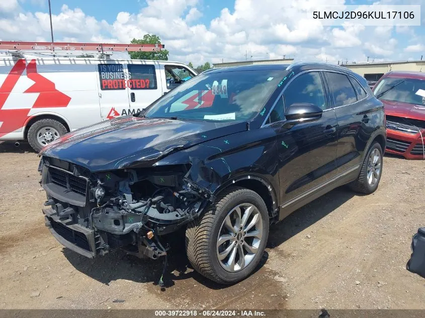 5LMCJ2D96KUL17106 2019 Lincoln Mkc Select