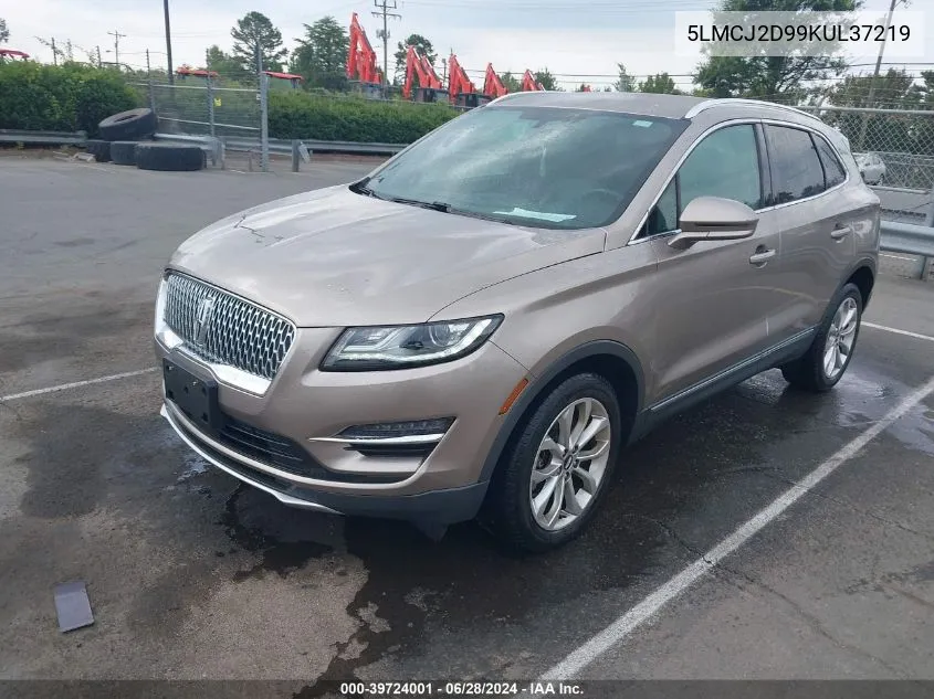 5LMCJ2D99KUL37219 2019 Lincoln Mkc Select