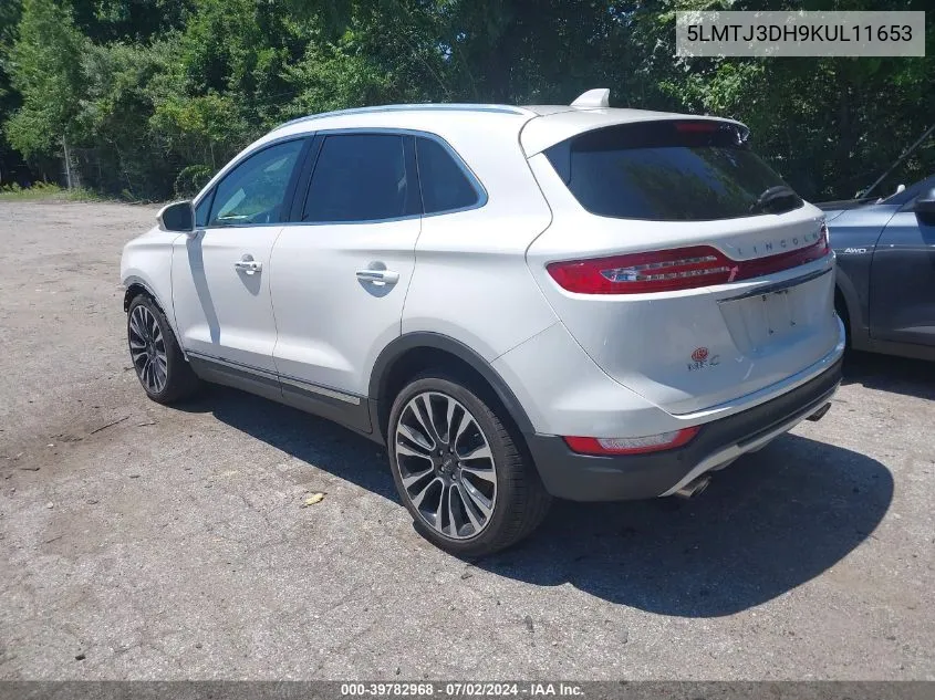 5LMTJ3DH9KUL11653 2019 Lincoln Mkc Reserve