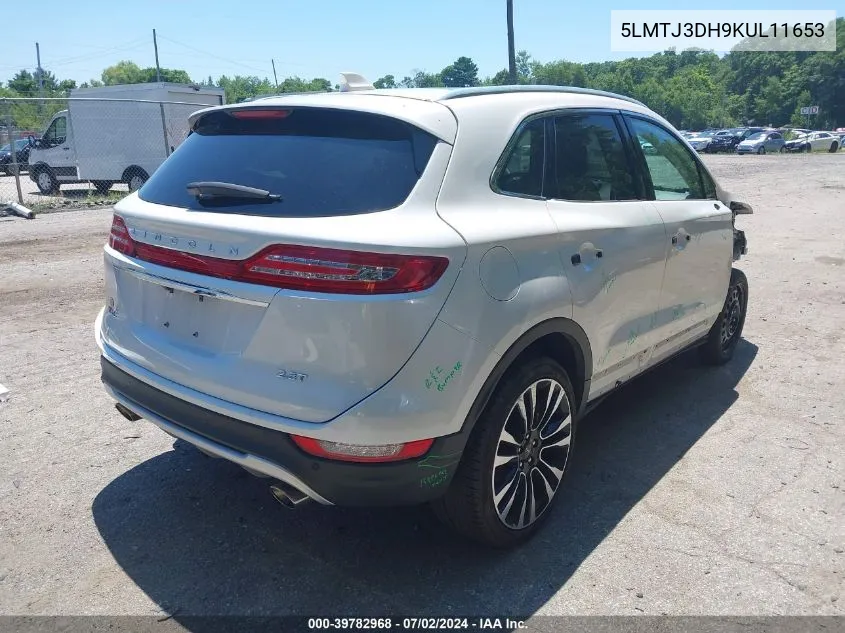 5LMTJ3DH9KUL11653 2019 Lincoln Mkc Reserve