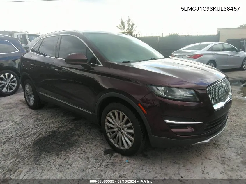 5LMCJ1C93KUL38457 2019 Lincoln Mkc Standard