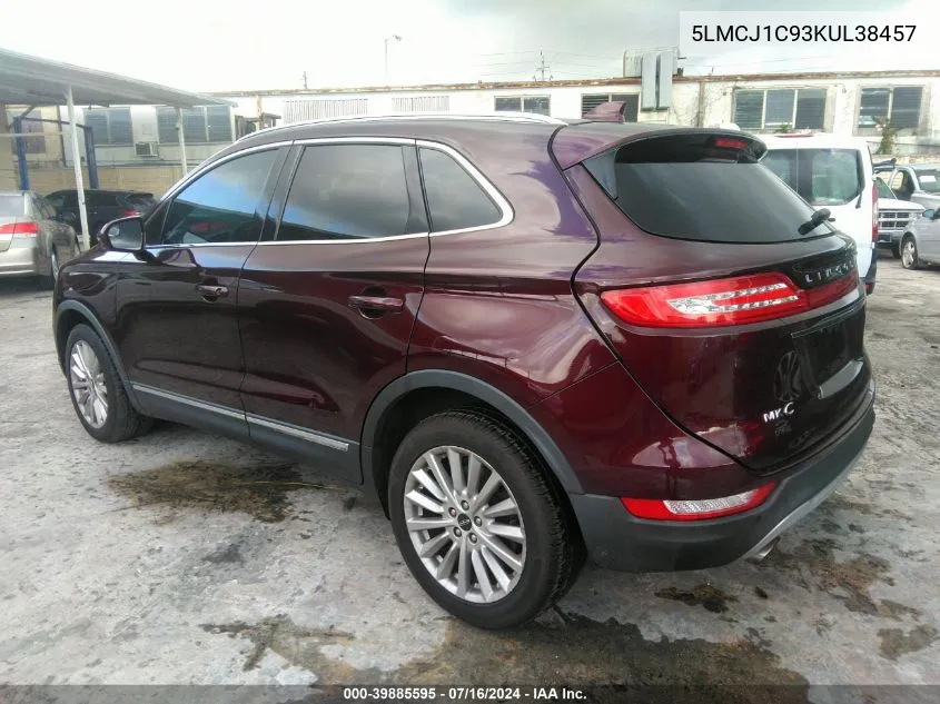 5LMCJ1C93KUL38457 2019 Lincoln Mkc Standard