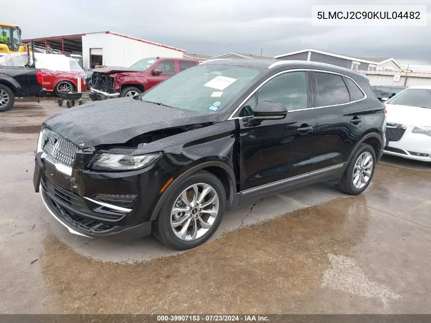 5LMCJ2C90KUL04482 2019 Lincoln Mkc Select