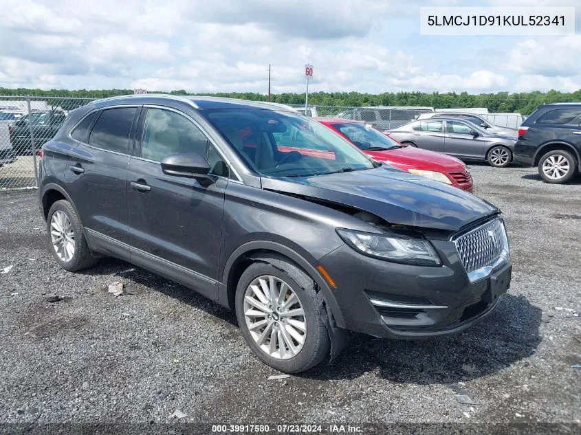 5LMCJ1D91KUL52341 2019 Lincoln Mkc Standard