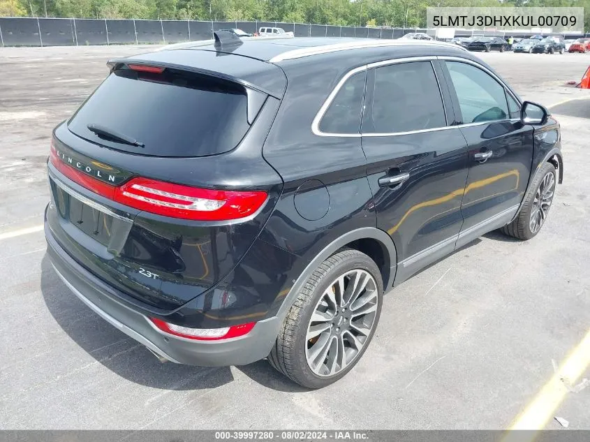 5LMTJ3DHXKUL00709 2019 Lincoln Mkc Reserve