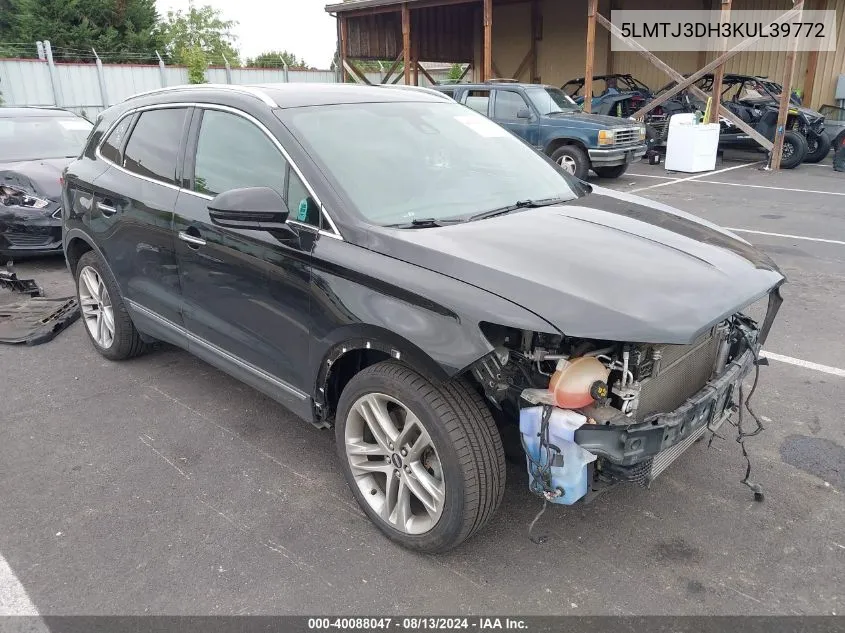 5LMTJ3DH3KUL39772 2019 Lincoln Mkc Reserve