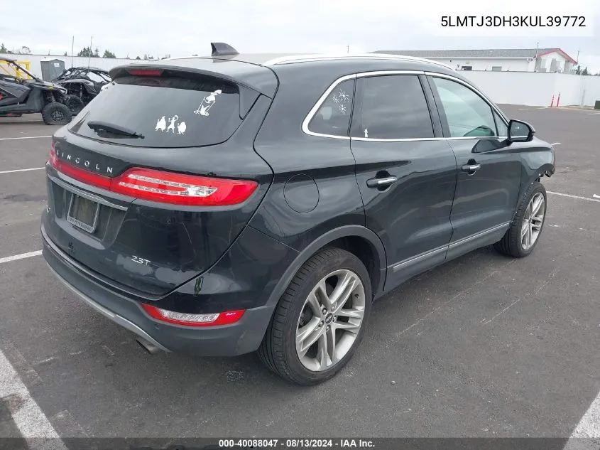 5LMTJ3DH3KUL39772 2019 Lincoln Mkc Reserve