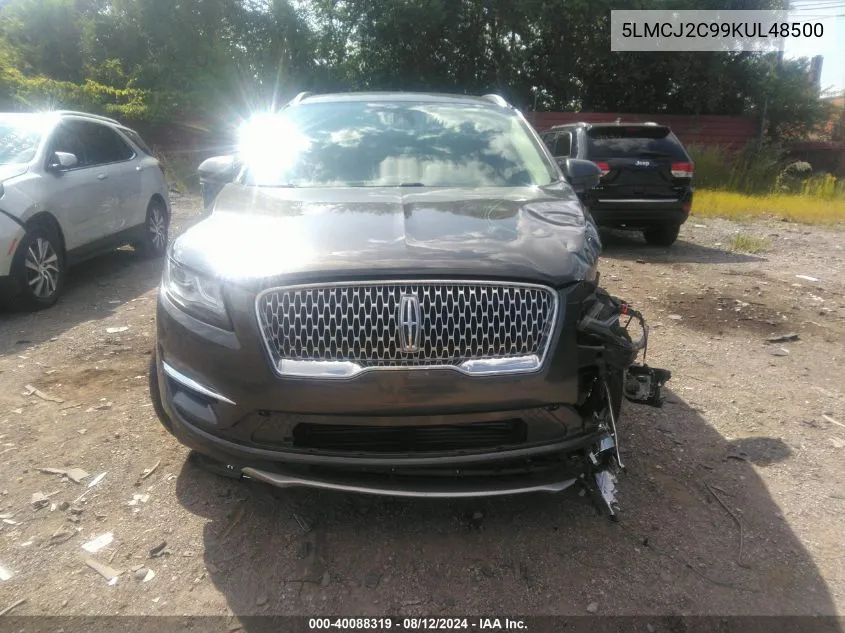 5LMCJ2C99KUL48500 2019 Lincoln Mkc Select