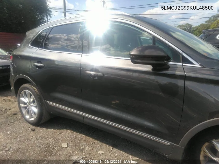 5LMCJ2C99KUL48500 2019 Lincoln Mkc Select