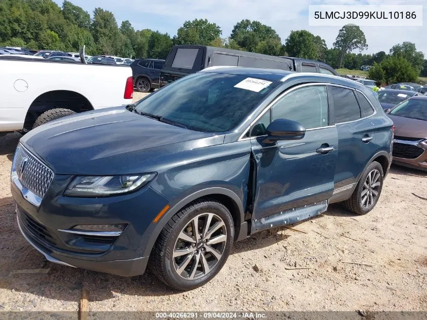 5LMCJ3D99KUL10186 2019 Lincoln Mkc Reserve