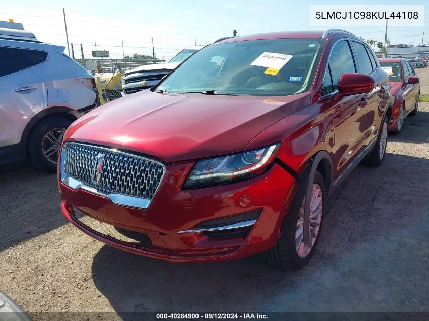 2019 Lincoln Mkc VIN: 5LMCJ1C98KUL44108 Lot: 40284900