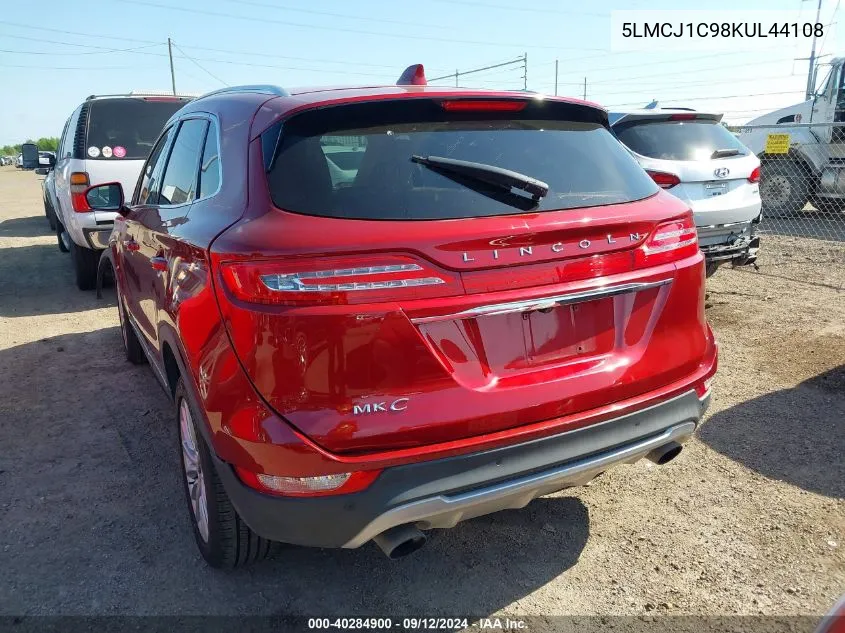 2019 Lincoln Mkc VIN: 5LMCJ1C98KUL44108 Lot: 40284900