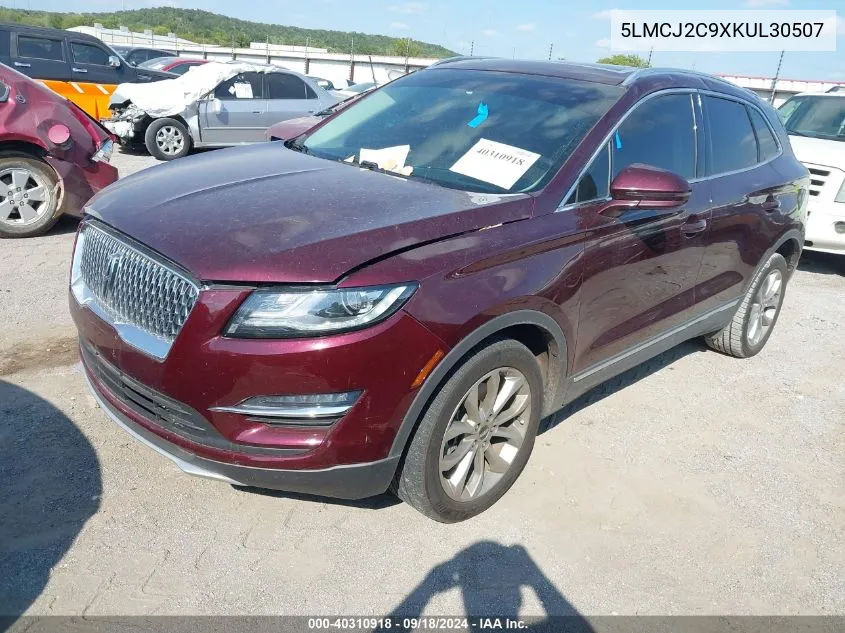 2019 Lincoln Mkc Select VIN: 5LMCJ2C9XKUL30507 Lot: 40310918