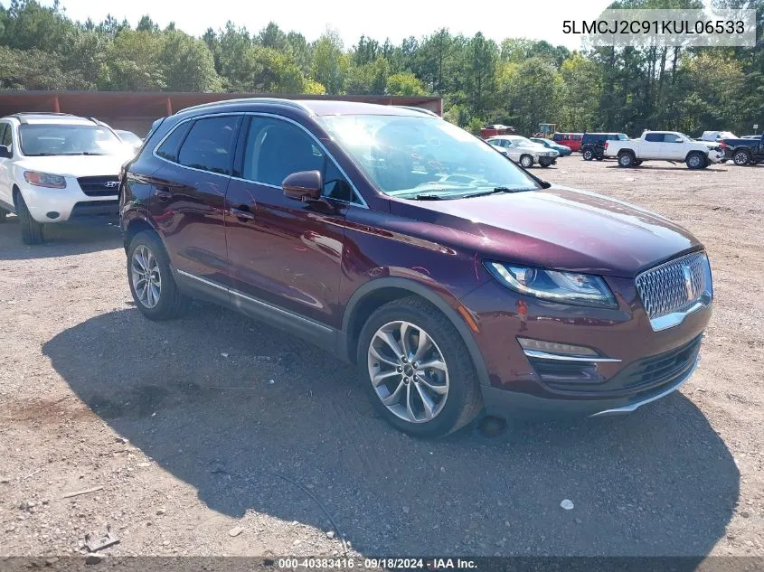 5LMCJ2C91KUL06533 2019 Lincoln Mkc Select