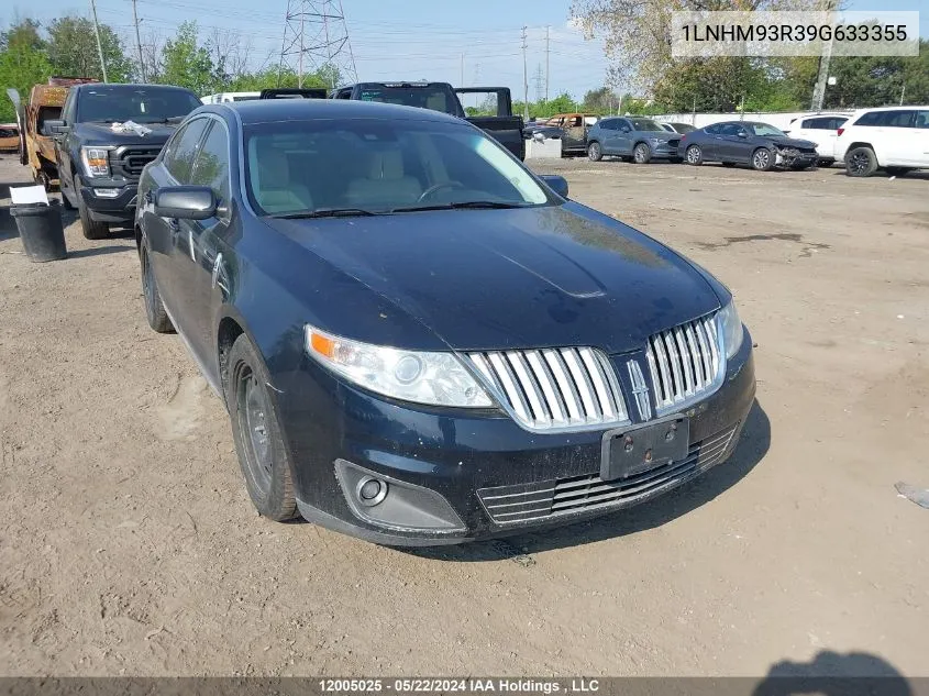 1LNHM93R39G633355 2009 Lincoln Mks