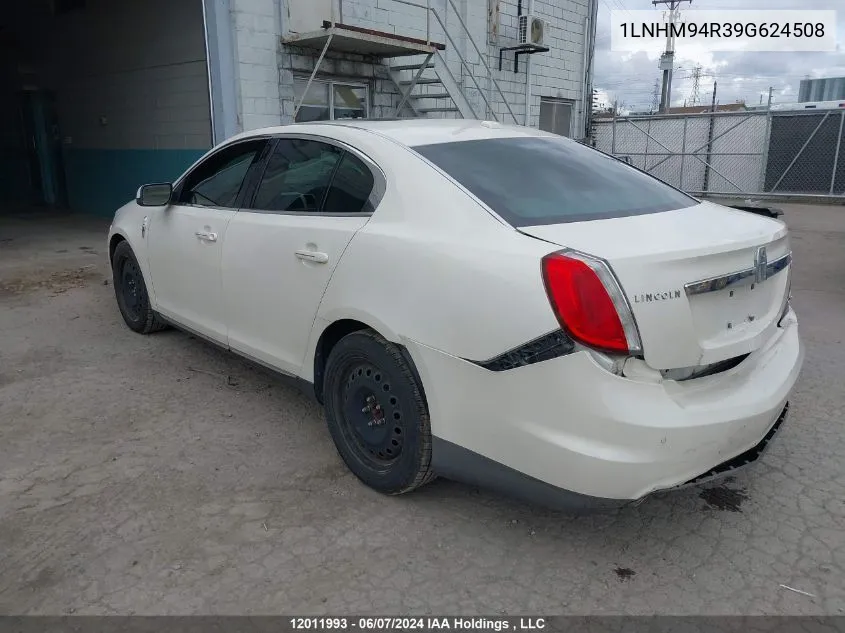 1LNHM94R39G624508 2009 Lincoln Mks