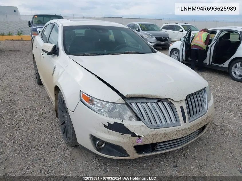 2009 Lincoln Mks VIN: 1LNHM94R69G625989 Lot: 12039591