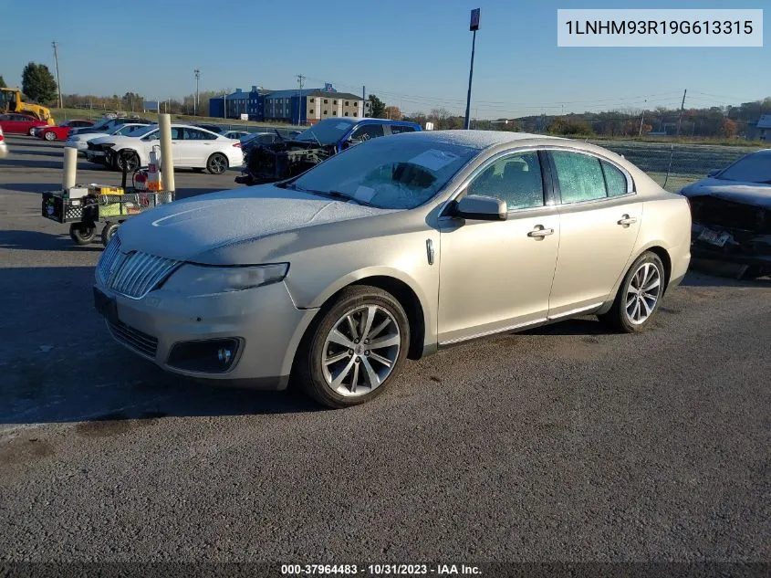 2009 Lincoln Mks VIN: 1LNHM93R19G613315 Lot: 37964483