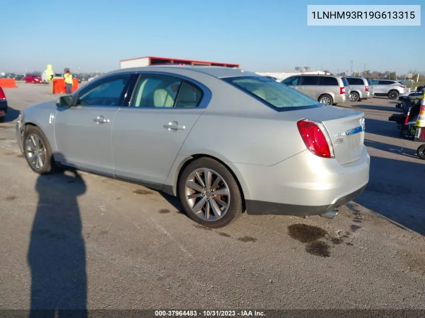 2009 Lincoln Mks VIN: 1LNHM93R19G613315 Lot: 37964483