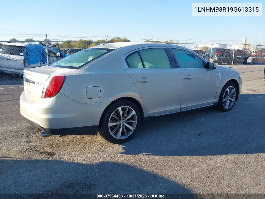 2009 Lincoln Mks VIN: 1LNHM93R19G613315 Lot: 37964483