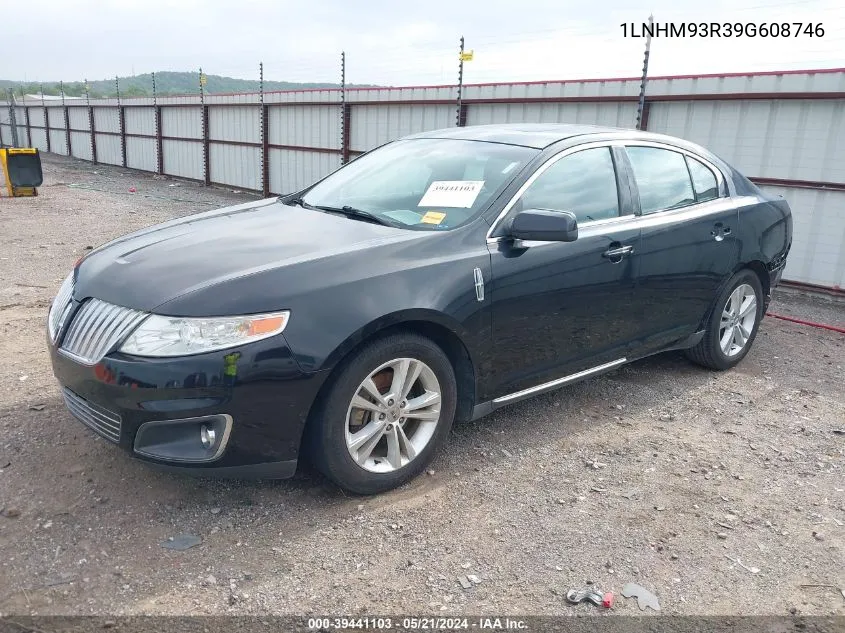 2009 Lincoln Mks VIN: 1LNHM93R39G608746 Lot: 39441103