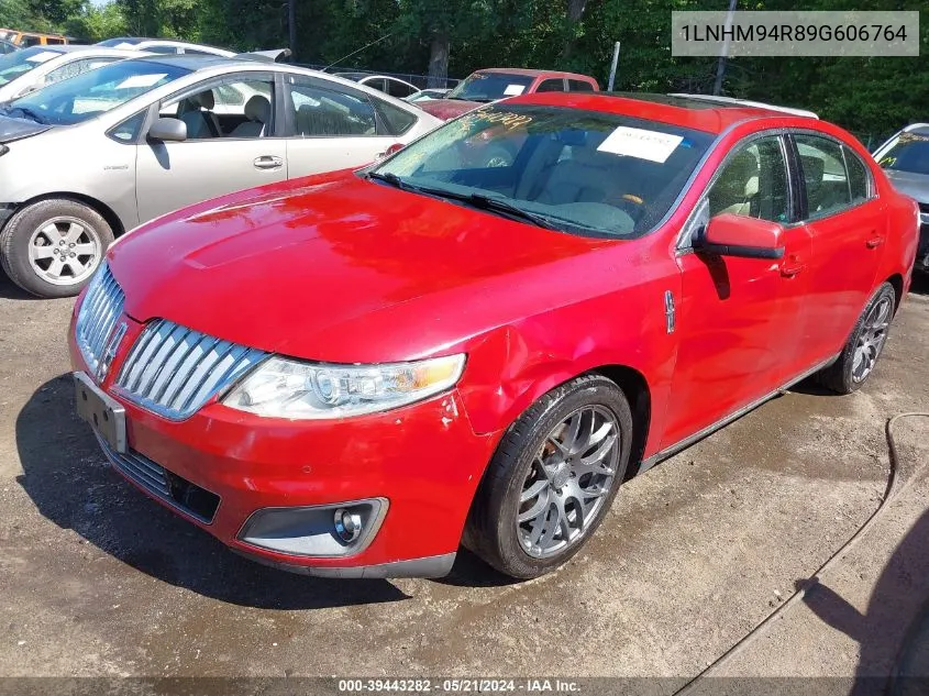 2009 Lincoln Mks VIN: 1LNHM94R89G606764 Lot: 39443282