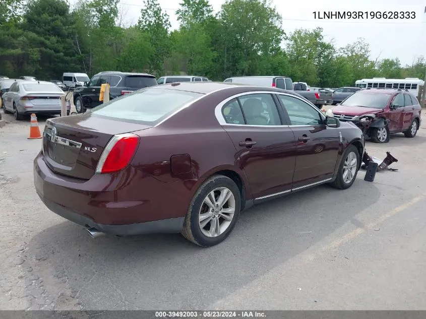 2009 Lincoln Mks VIN: 1LNHM93R19G628333 Lot: 39492003