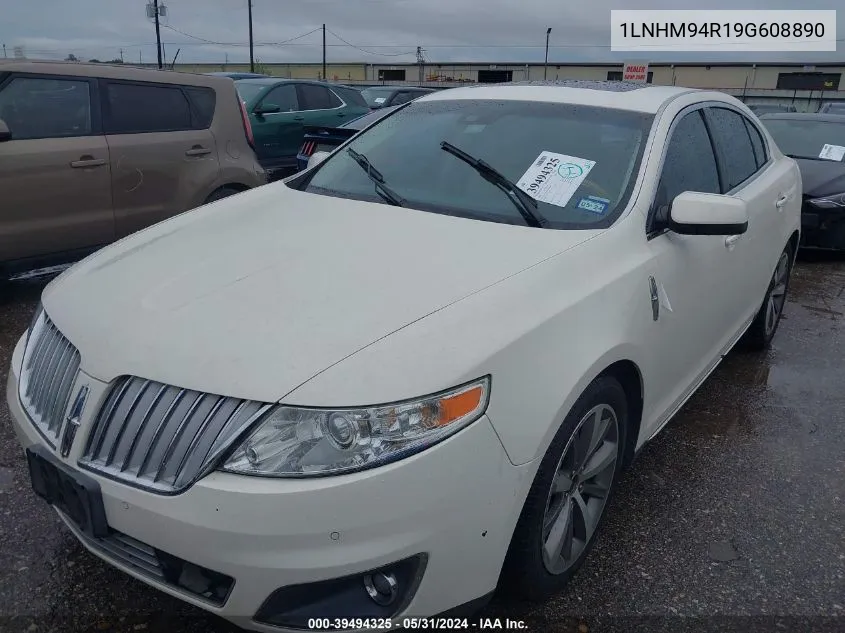 2009 Lincoln Mks VIN: 1LNHM94R19G608890 Lot: 39494325