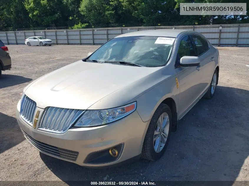 2009 Lincoln Mks VIN: 1LNHM93R59G619506 Lot: 39523532