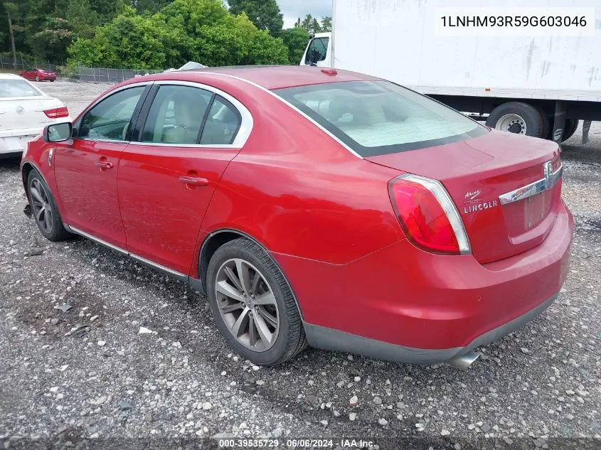 2009 Lincoln Mks VIN: 1LNHM93R59G603046 Lot: 39535729