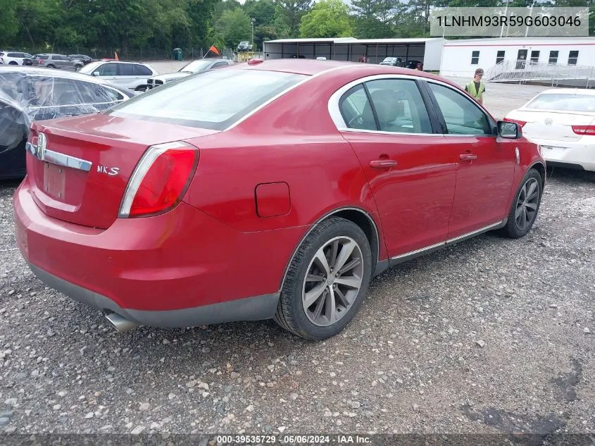 2009 Lincoln Mks VIN: 1LNHM93R59G603046 Lot: 39535729