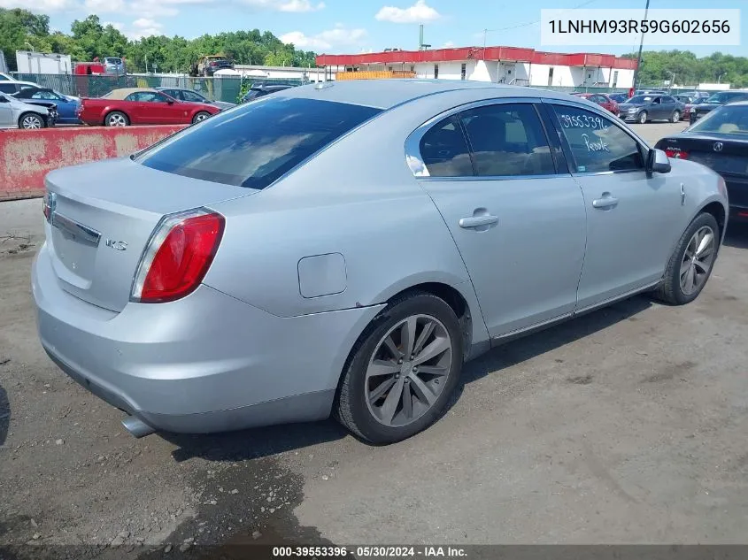 2009 Lincoln Mks VIN: 1LNHM93R59G602656 Lot: 39553396