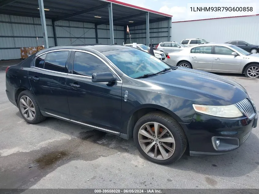 2009 Lincoln Mks VIN: 1LNHM93R79G600858 Lot: 39558028