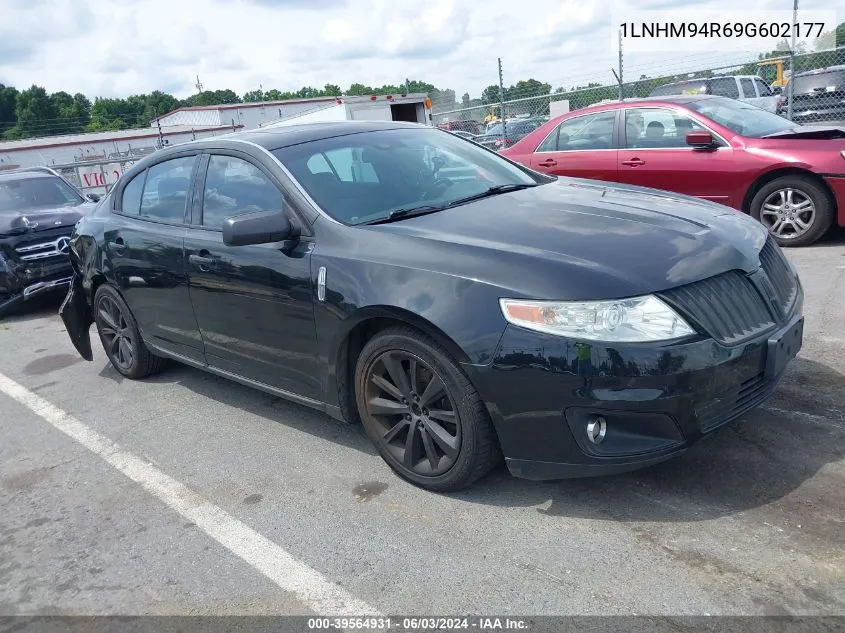 2009 Lincoln Mks VIN: 1LNHM94R69G602177 Lot: 39564931