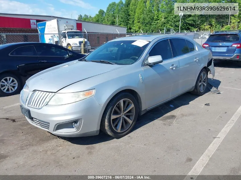 2009 Lincoln Mks VIN: 1LNHM93R39G629614 Lot: 39607216