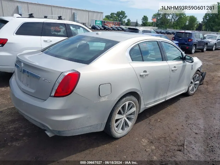 2009 Lincoln Mks VIN: 1LNHM93R59G601281 Lot: 39667027