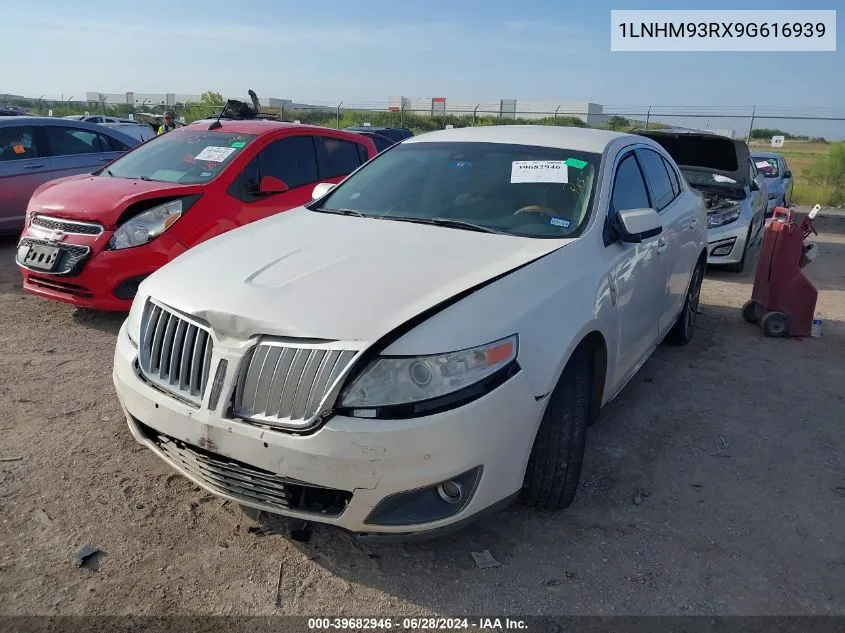 2009 Lincoln Mks VIN: 1LNHM93RX9G616939 Lot: 39682946