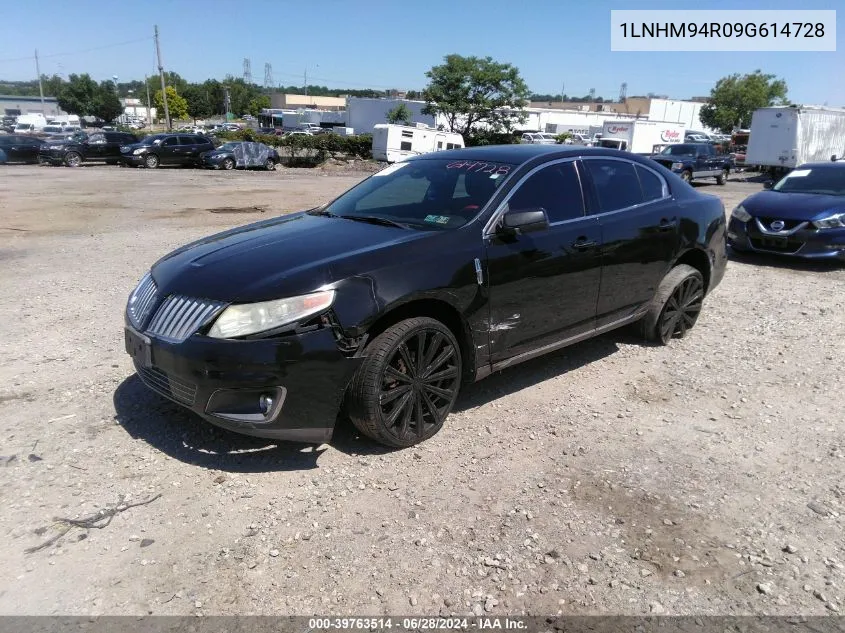 1LNHM94R09G614728 2009 Lincoln Mks