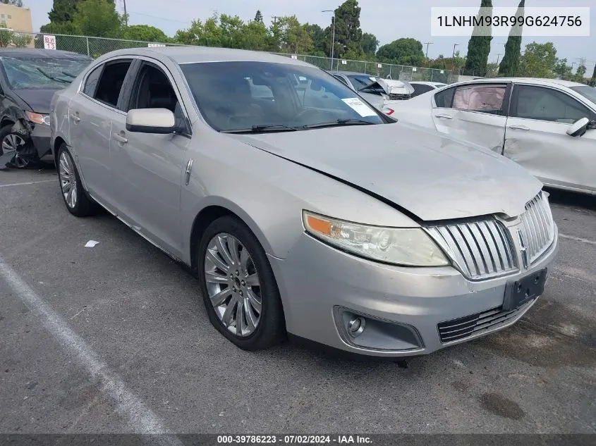 2009 Lincoln Mks VIN: 1LNHM93R99G624756 Lot: 39786223