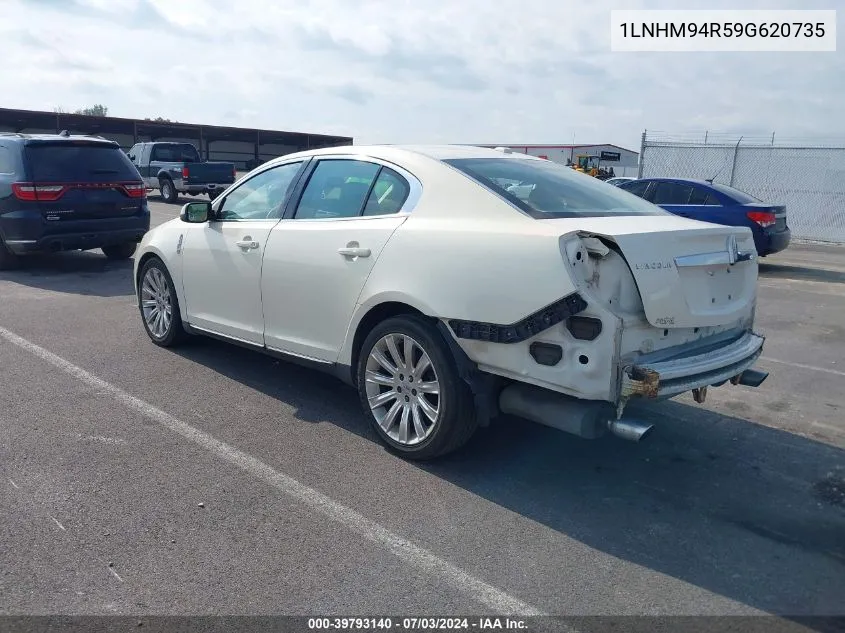 1LNHM94R59G620735 2009 Lincoln Mks