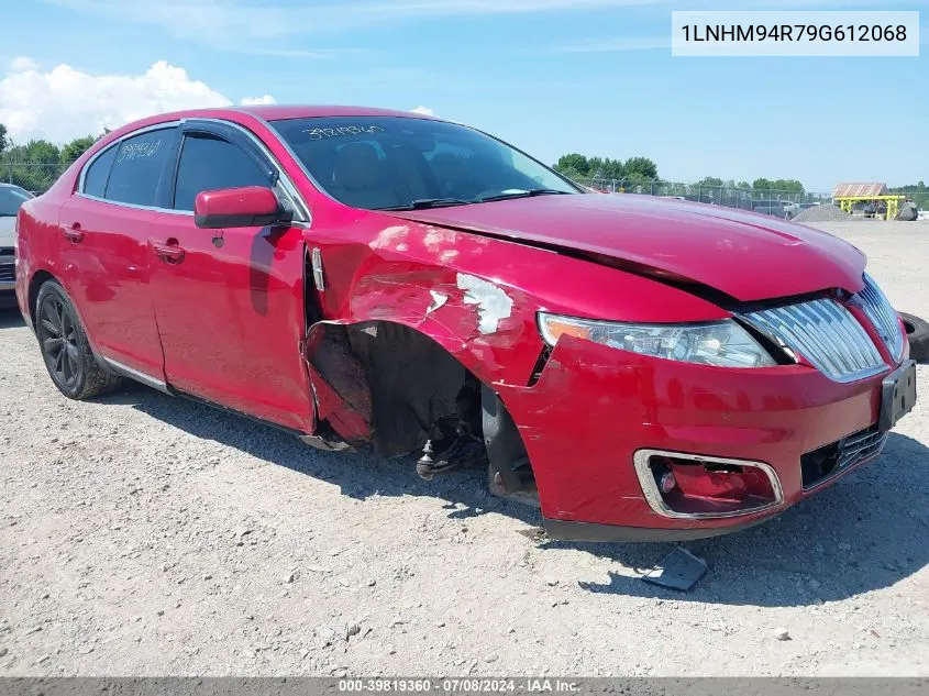 2009 Lincoln Mks VIN: 1LNHM94R79G612068 Lot: 39819360