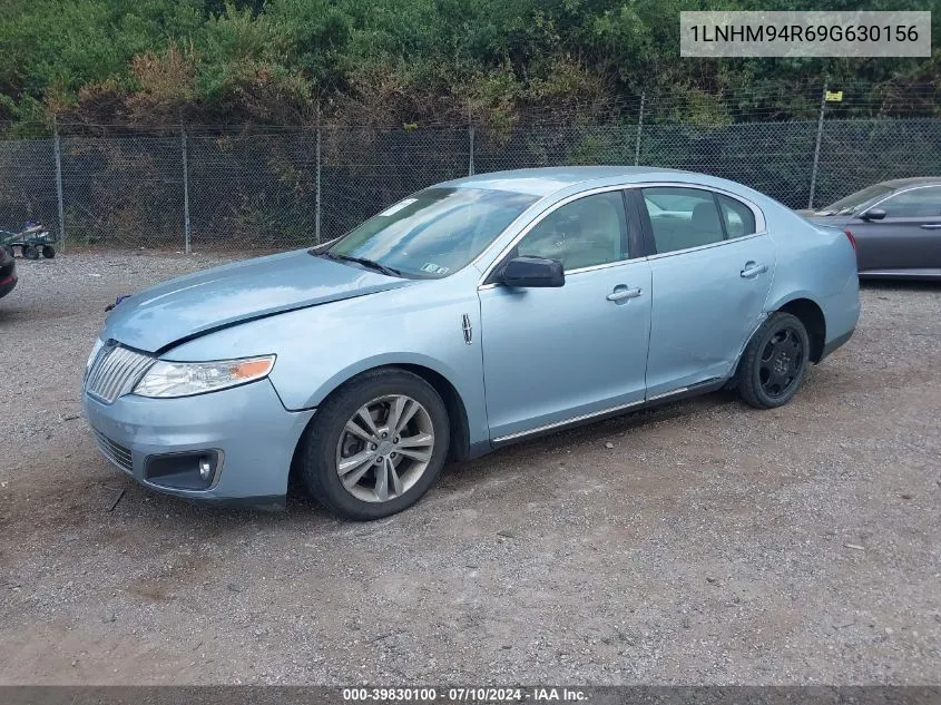 2009 Lincoln Mks VIN: 1LNHM94R69G630156 Lot: 39830100