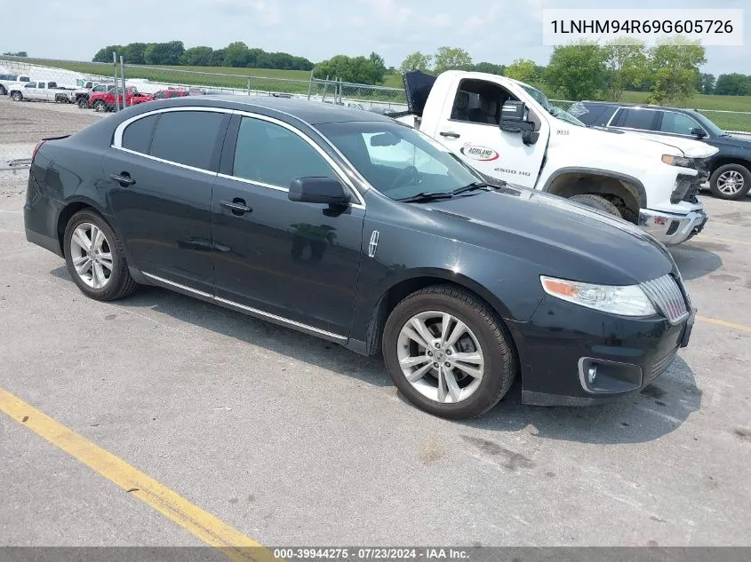 2009 Lincoln Mks VIN: 1LNHM94R69G605726 Lot: 39944275